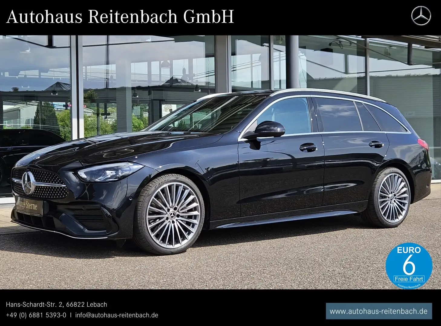 Mercedes-Benz C 300 C300dT AMG+PANO+AHK+19" SOUNDSY+EASYPA+MEMO+TOTW Schwarz - 1