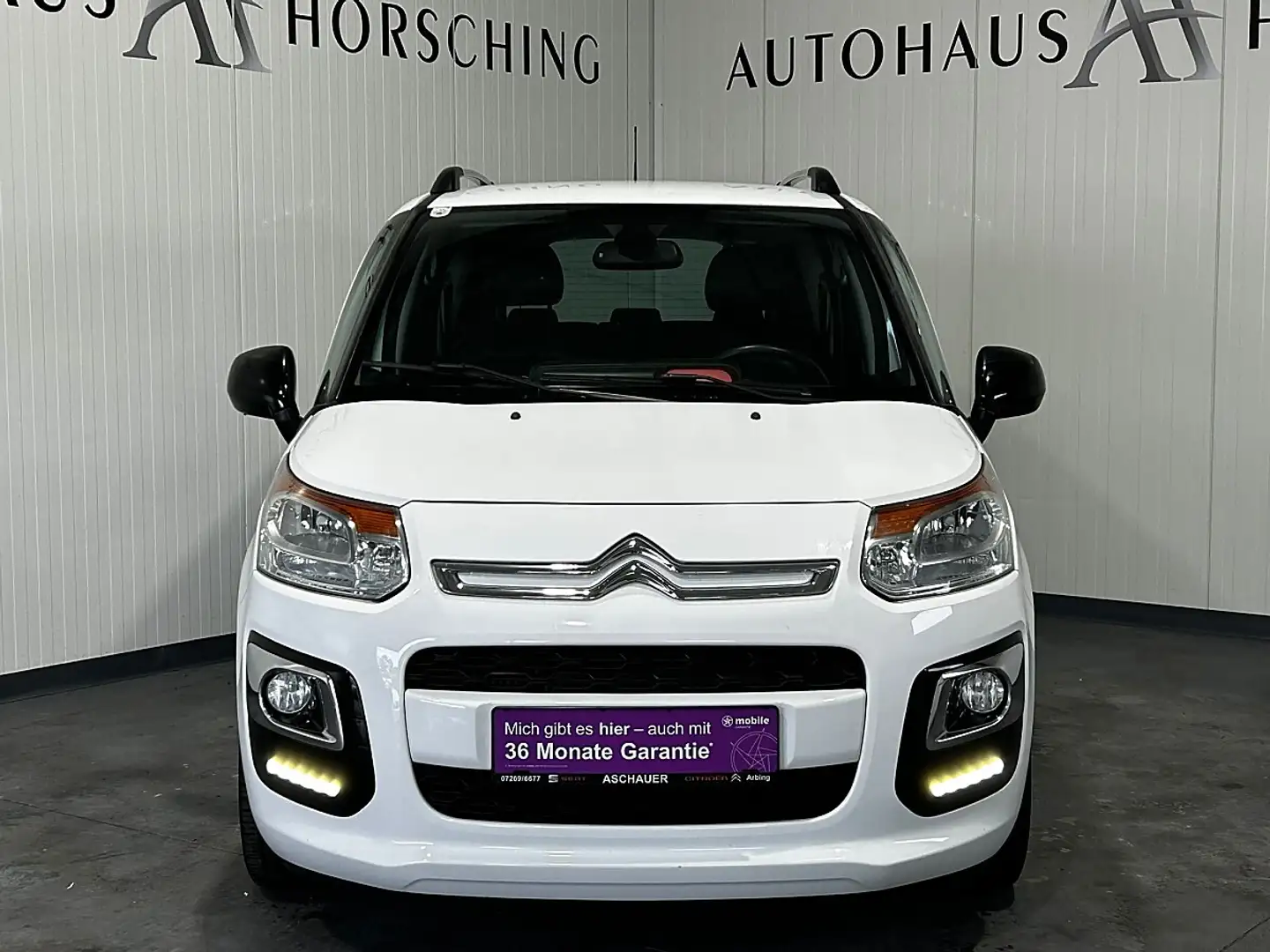 Citroen C3 Picasso PureTech 110 manuell Exclusive //1.HAND// VOLL ... Weiß - 2