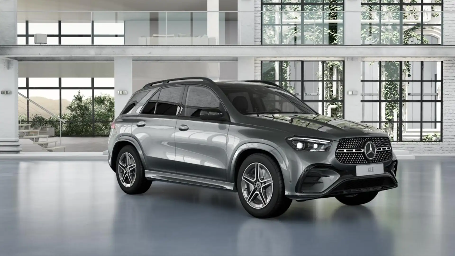 Mercedes-Benz GLE 350 de 4Matic AMG Line Advanced Plus AHK HeadUp Pano Grau - 1