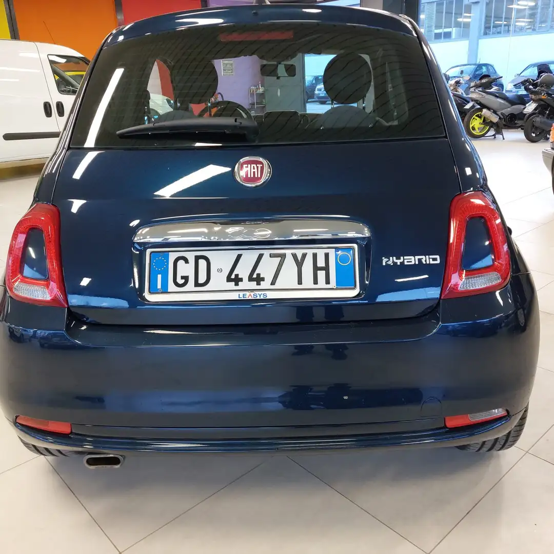 Fiat 500 500 1.0 LOUNGE  IBRIDA NO OBBLIGO RATE Blu/Azzurro - 2