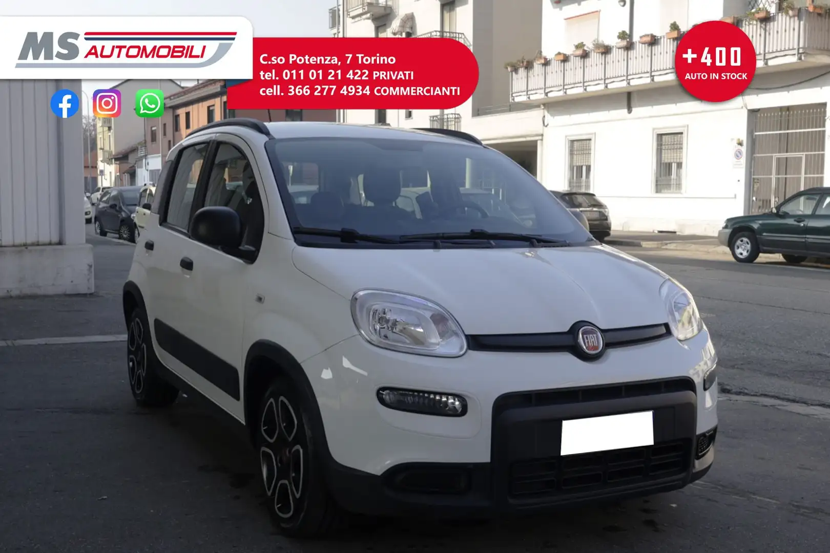 Fiat Panda FIAT Panda 1.0 FireFly S&S Hybrid Sport PROMOZION Bianco - 1