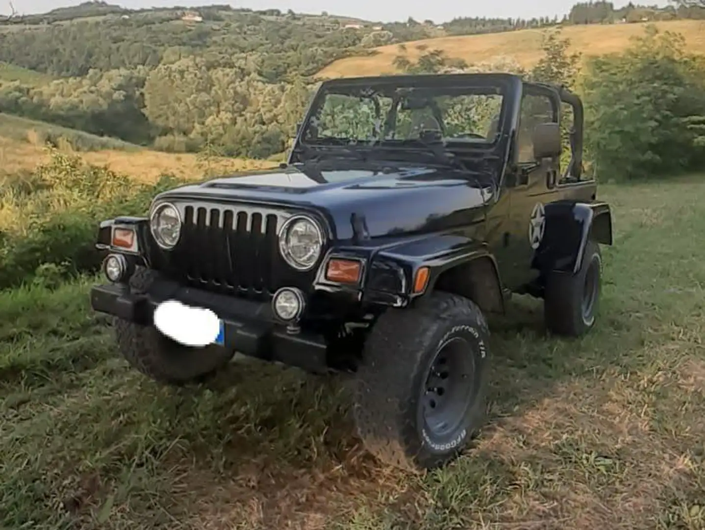 Jeep Wrangler Wrangler Soft Top 2.5 Texan autocarro Negro - 2