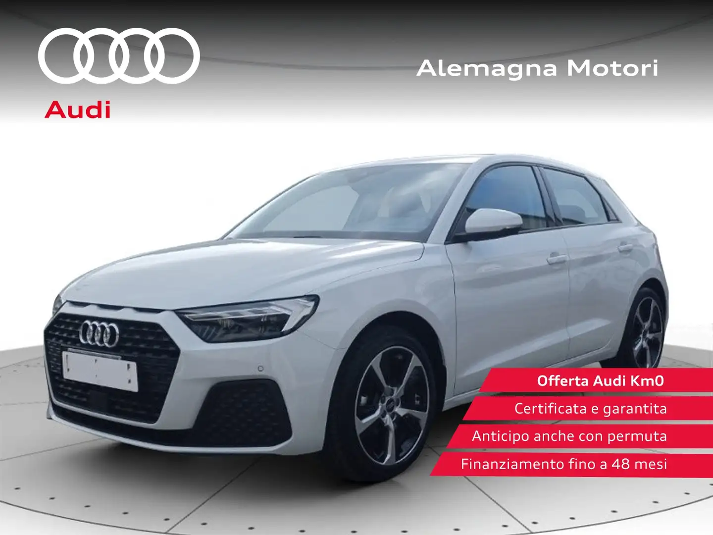 Audi A1 sportback 25 1.0 tfsi business Bianco - 1