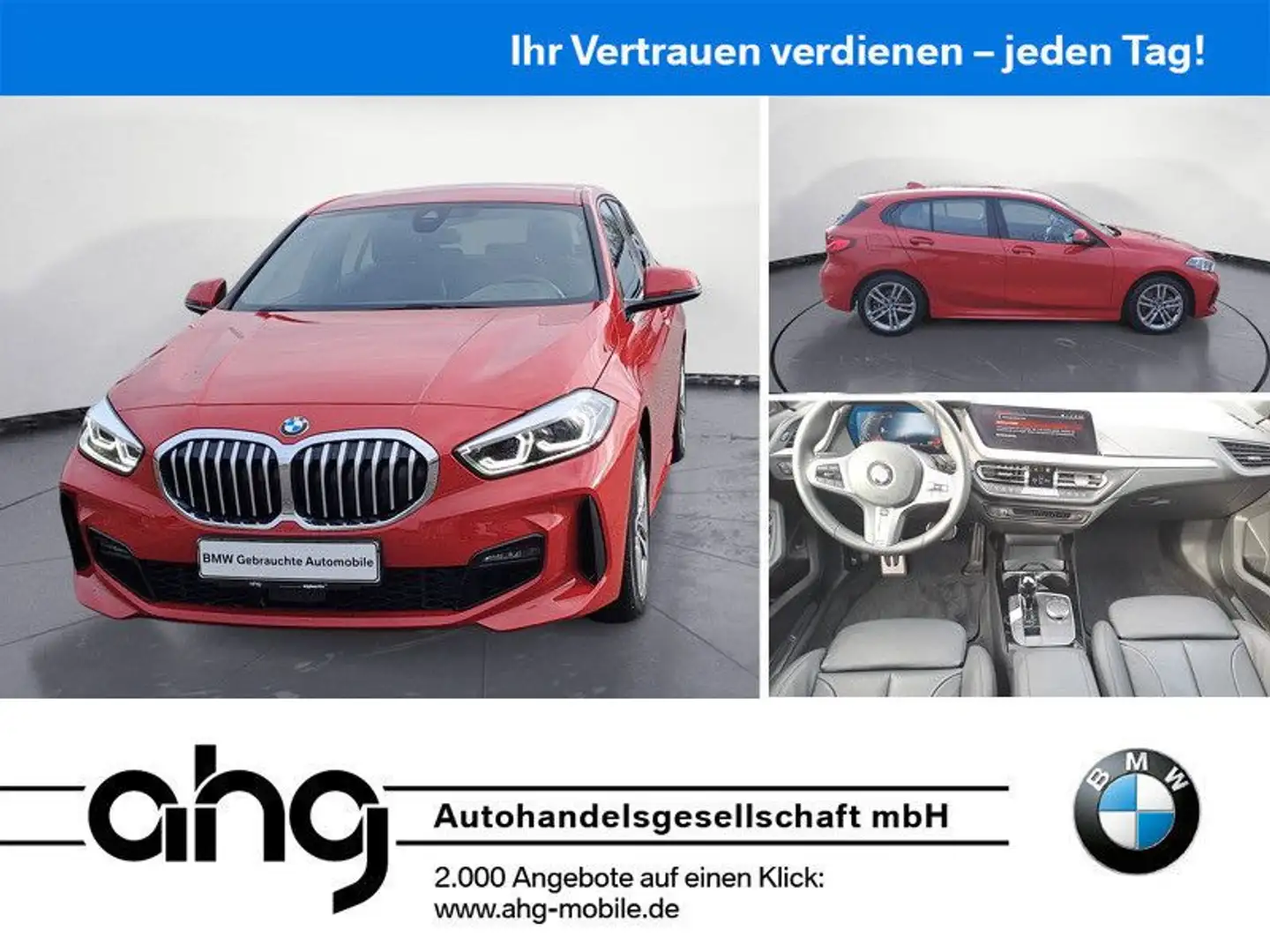 BMW 120 i M Sport Harman / Kardon el. Heckklappe Rot - 1