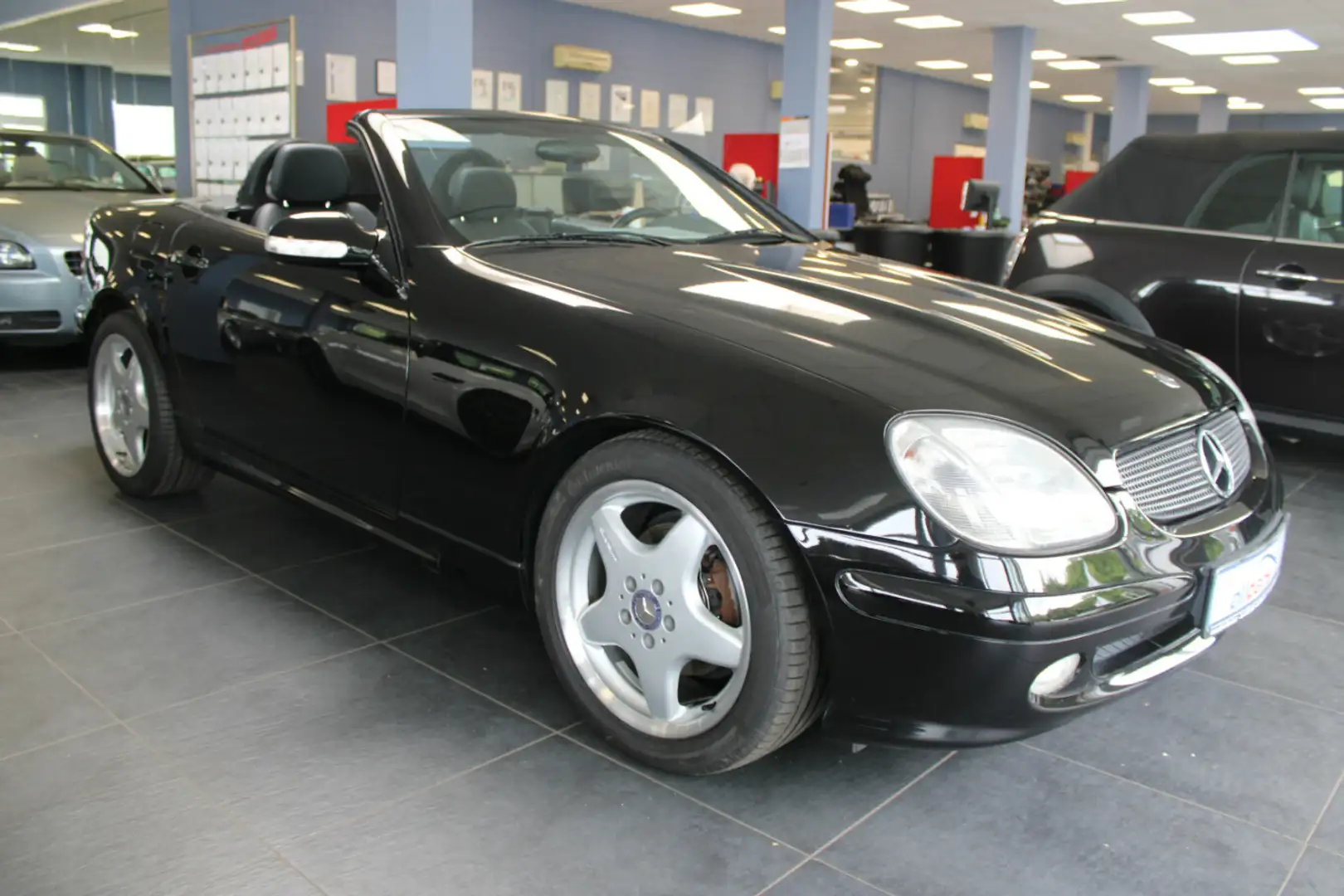 Mercedes-Benz SLK 200 Kompressor Aut. - Leder - SHZ - Klima - Noir - 1