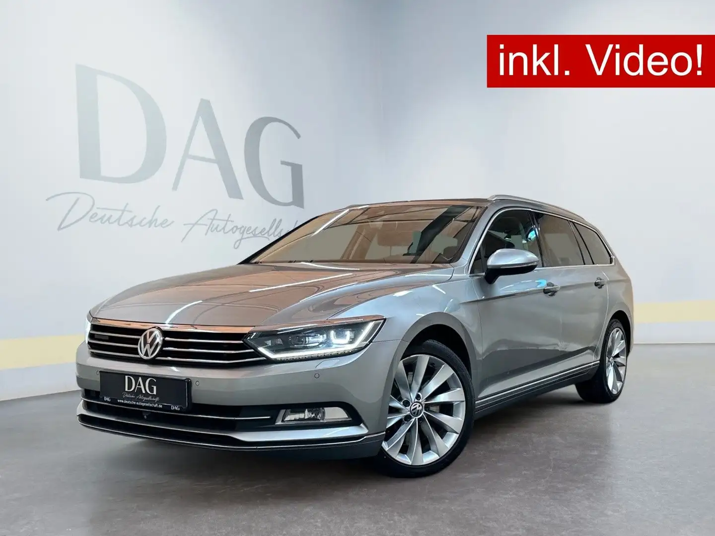 Volkswagen Passat Variant Passat 2.0 TDI 4M Highline +ACC+PANO+AHK+STANDHZ Silber - 1