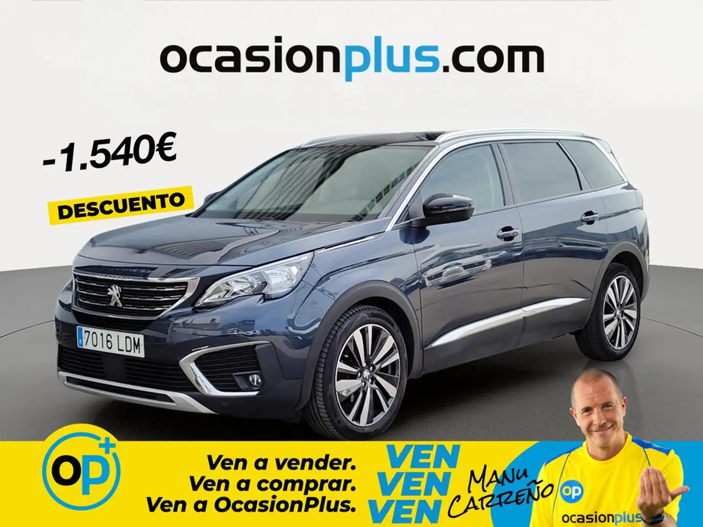 Peugeot 5008 1.2 PureTech S&S Allure 130 Azul - 1