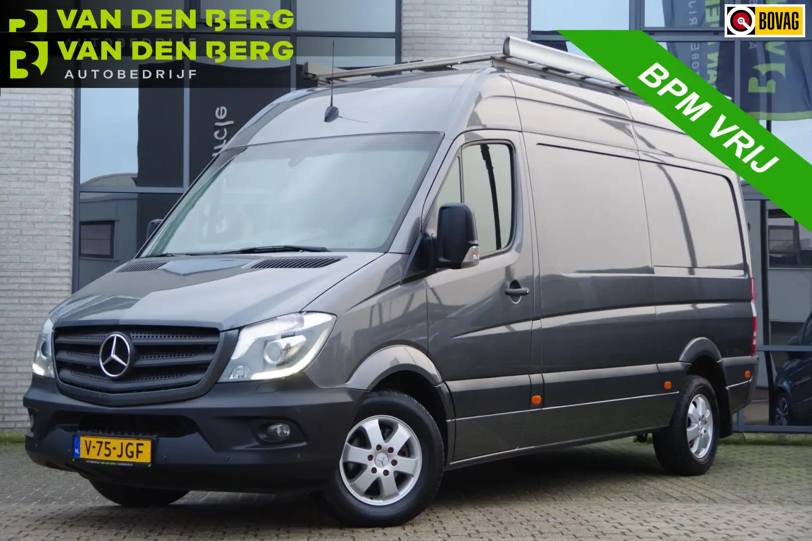 Mercedes-Benz Sprinter 319 3.0 CDI V6 EURO6! AUT. XENON, NAVI, CRUISE, AI Grijs - 1