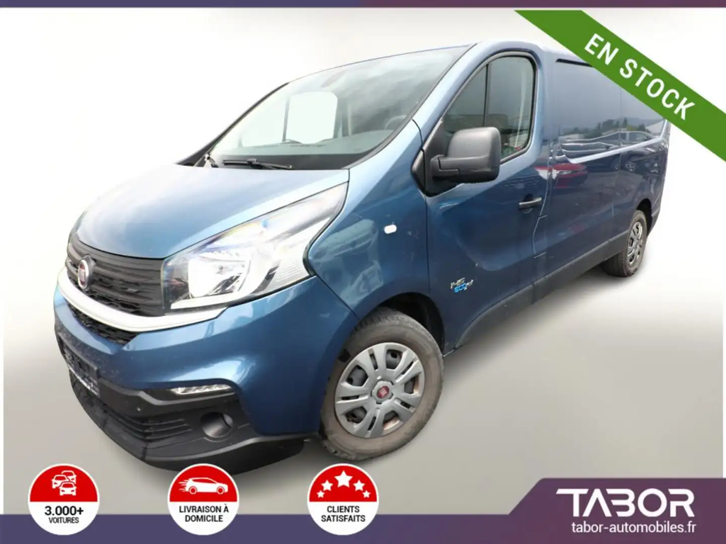 Fiat Talento L2 1.6 Ecojet 145 SX 3P GPS radars Bleu - 1