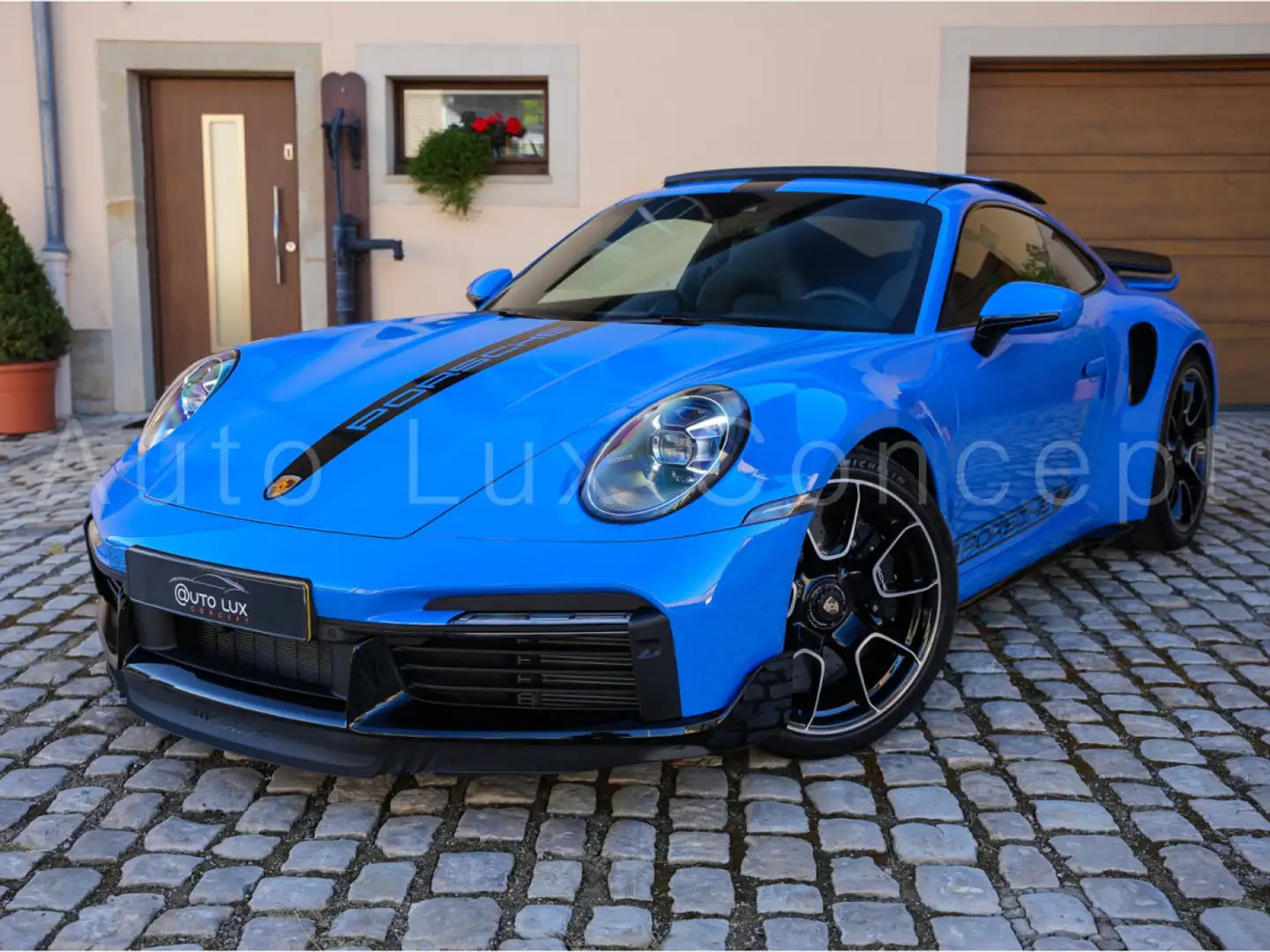 Porsche 992 911 Turbo S SportDesign/Lift/360°/Sitzbelüftung Blau - 1
