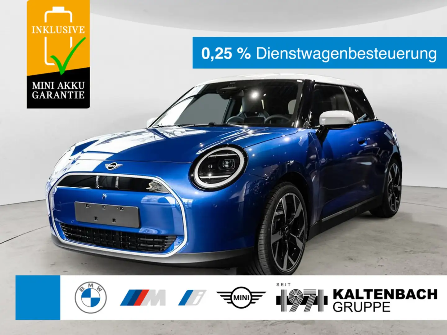 MINI Cooper SE PANO HUD LED NAVI H/K KAMERA LEDER Blau - 1