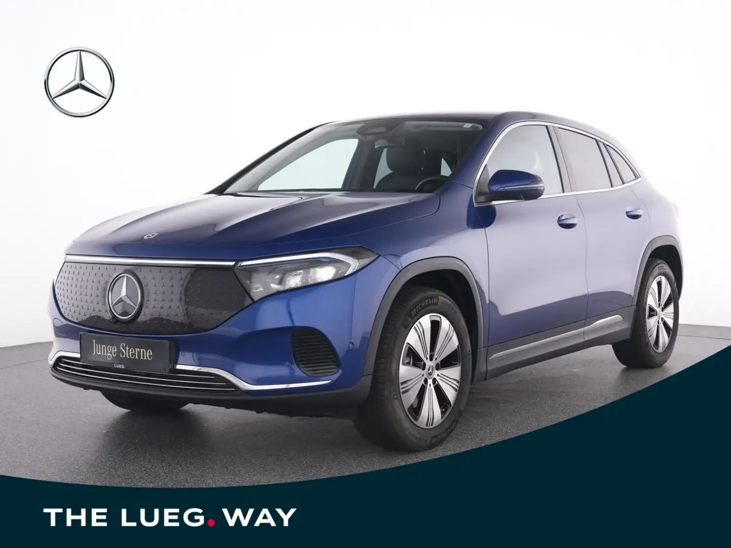 Mercedes-Benz EQA 350 4M Progressive+MBUX+LED-HP+EHeck+Amb+360 Blau - 1
