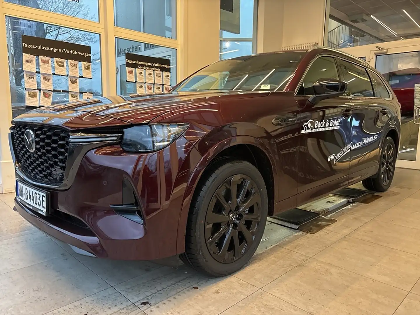 Mazda CX-80 Homura 2.5i PHEV BOSE+MATRIX+LEDER+7 SITZE Rosso - 2