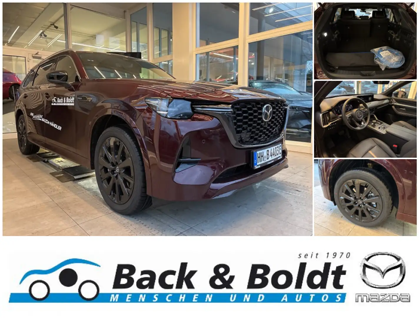 Mazda CX-80 Homura 2.5i PHEV BOSE+MATRIX+LEDER+7 SITZE Rot - 1