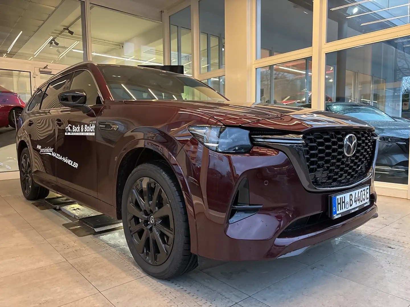 Mazda CX-80 Homura 2.5i PHEV BOSE+MATRIX+LEDER+7 SITZE Rot - 2