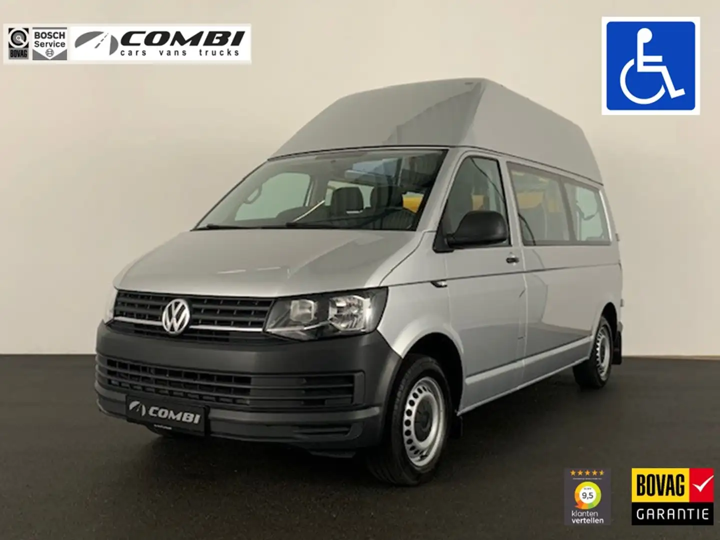Volkswagen 2.0 TDI L2H3  Rolstoelvervoer / 9 personenbus / r Gris - 1