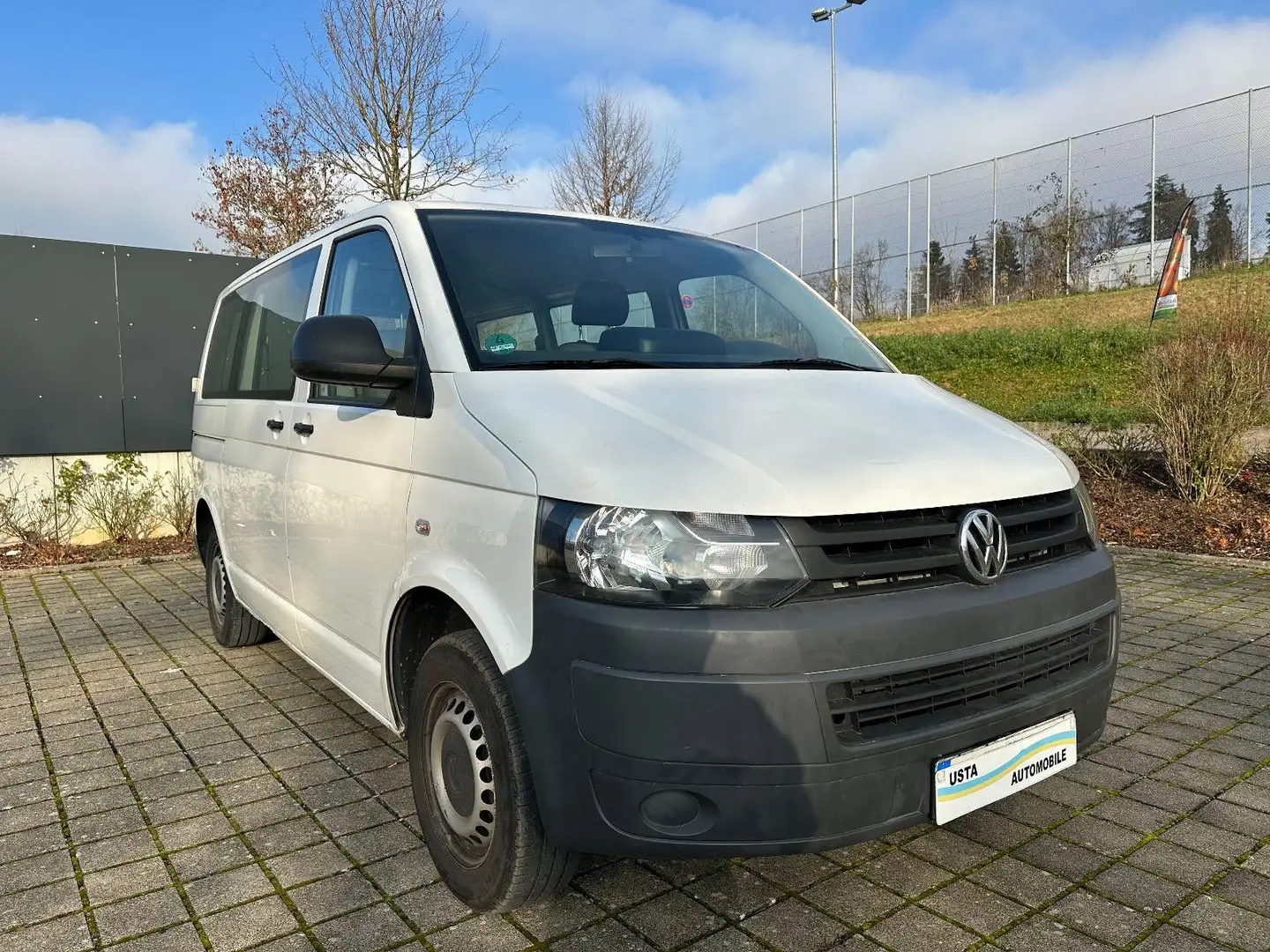 Volkswagen T5 Transporter Kasten-Kombi 1.HAND/Sauber/8FachB Blanc - 1