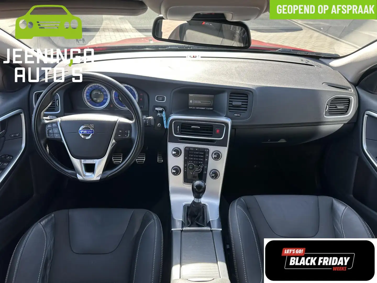 Volvo S60 1.6 T3 R-Design|17"|Trekhaak|Camera|Stoelverwarmin Rood - 2