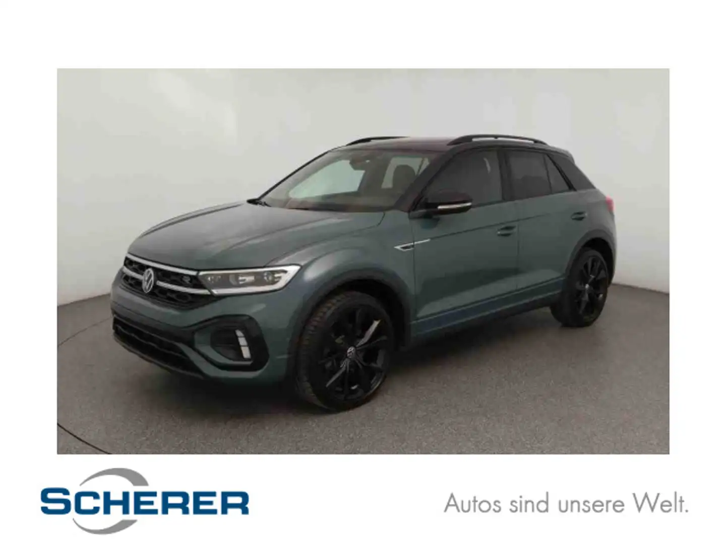 Volkswagen T-Roc 2.0 TSI R-Line DSG NAVI PANO LEDER DCC Blau - 1