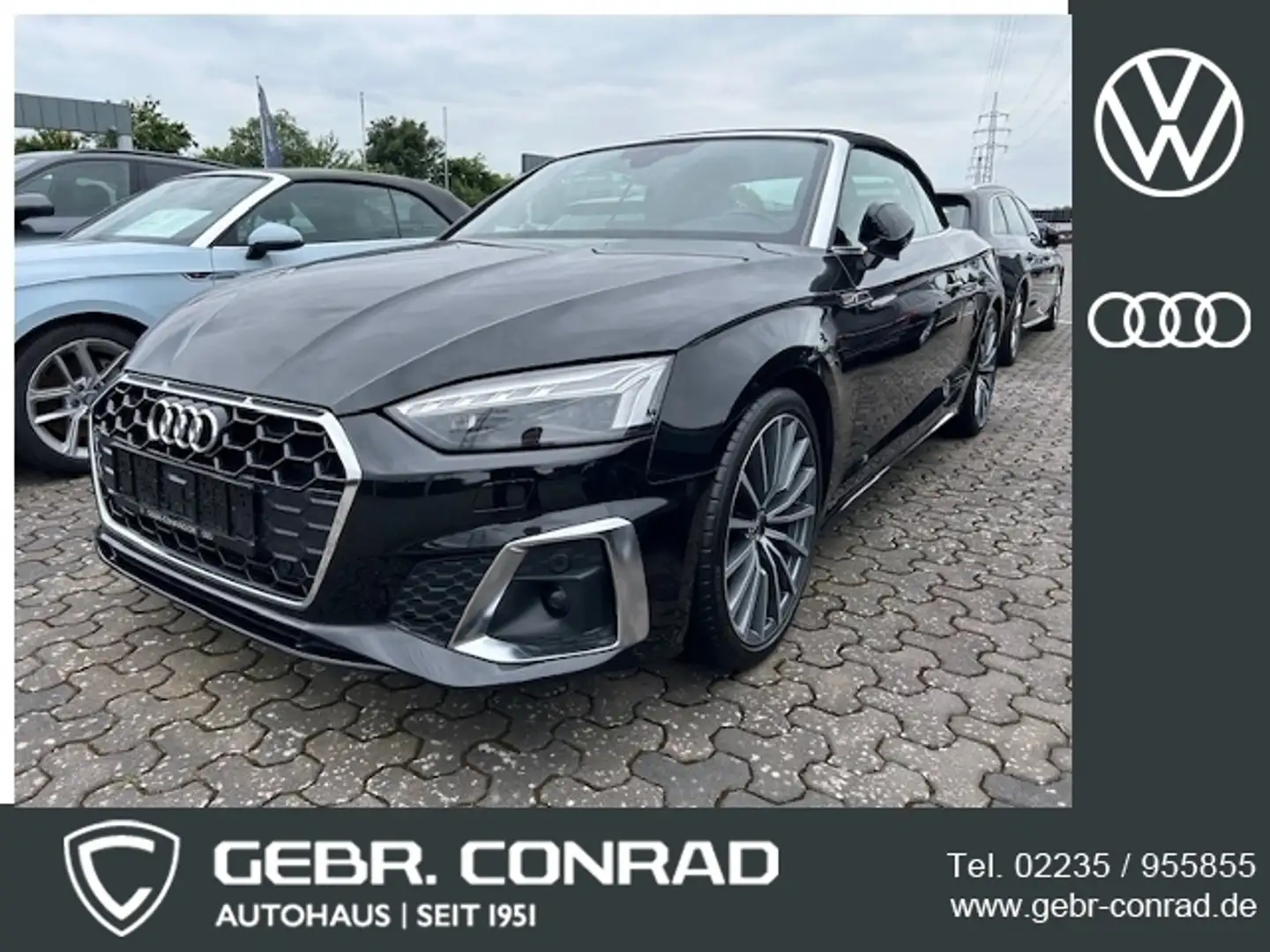 Audi A5 Cabriolet 40 TFSI "S line", NP: 76.000 € Nero - 1