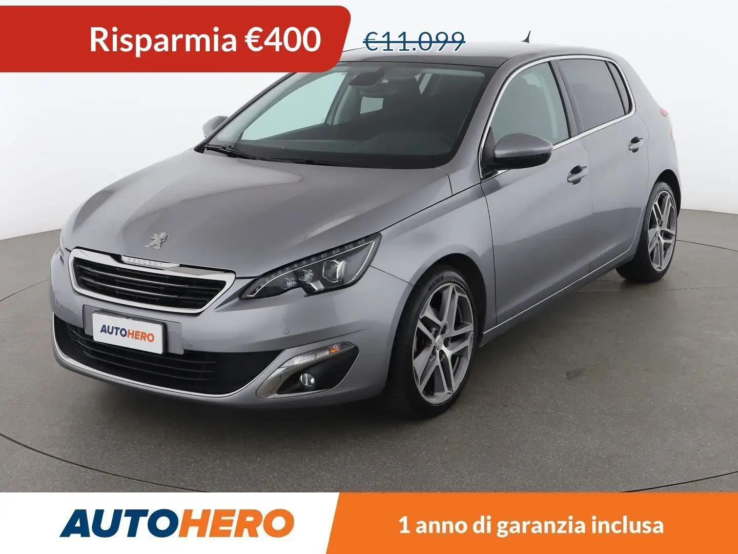 Peugeot 308 1.6 Blue-HDi Allure 120  CV Grigio - 1