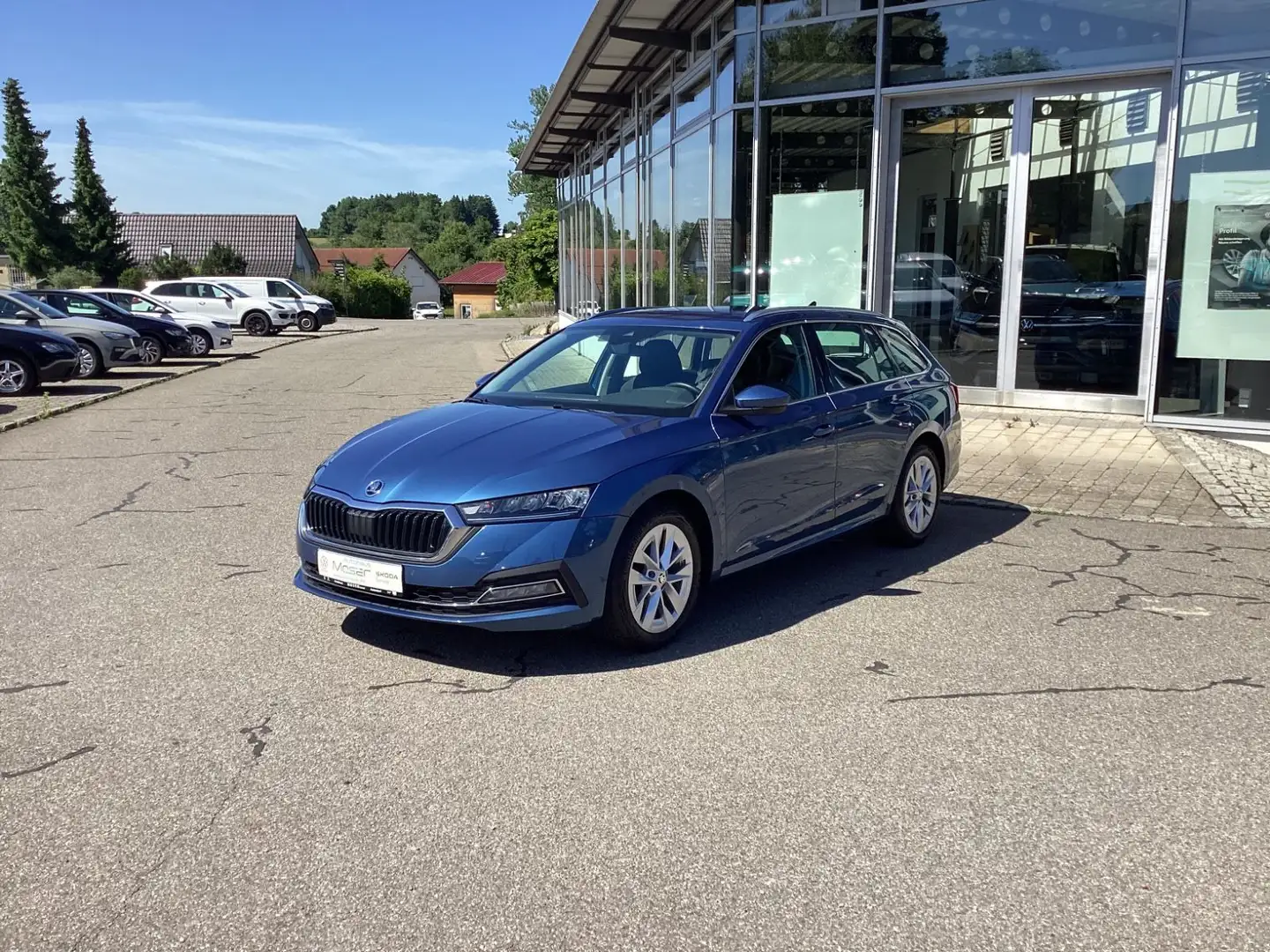 Skoda Octavia Combi Fist/Led/Ahk/Navi Azul - 1