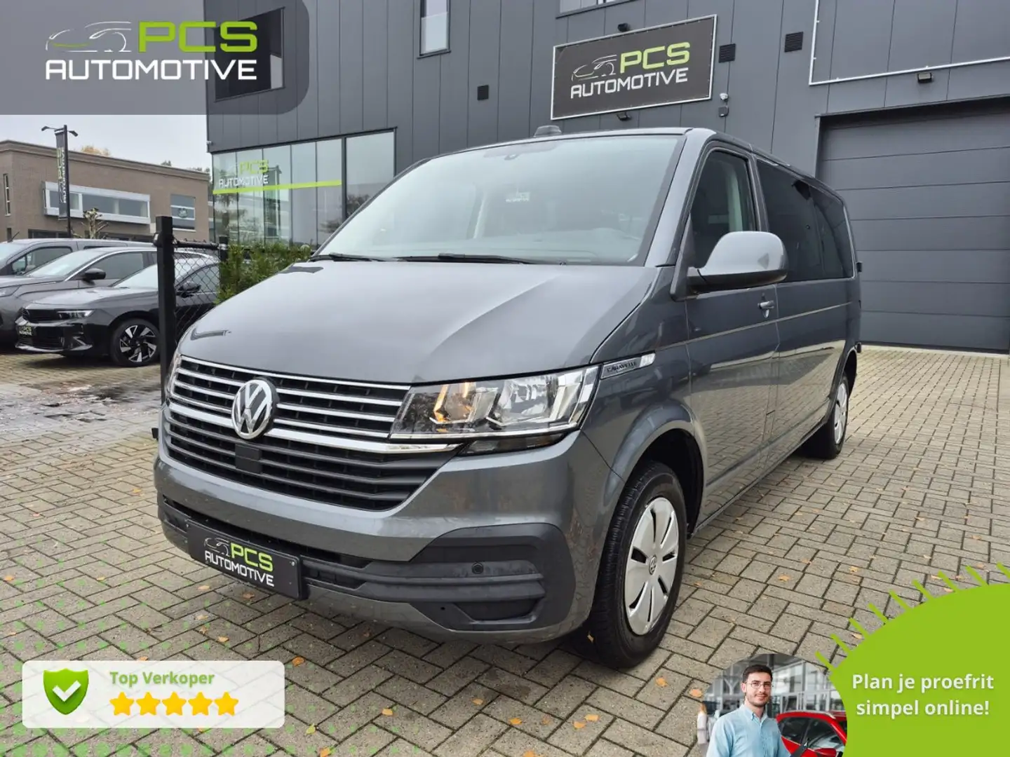 Volkswagen T6.1 Caravelle 2.0 TDi DSG AUTOMAAT / BTW-aftr / 9 Zitpl /1e Eig. Grau - 1