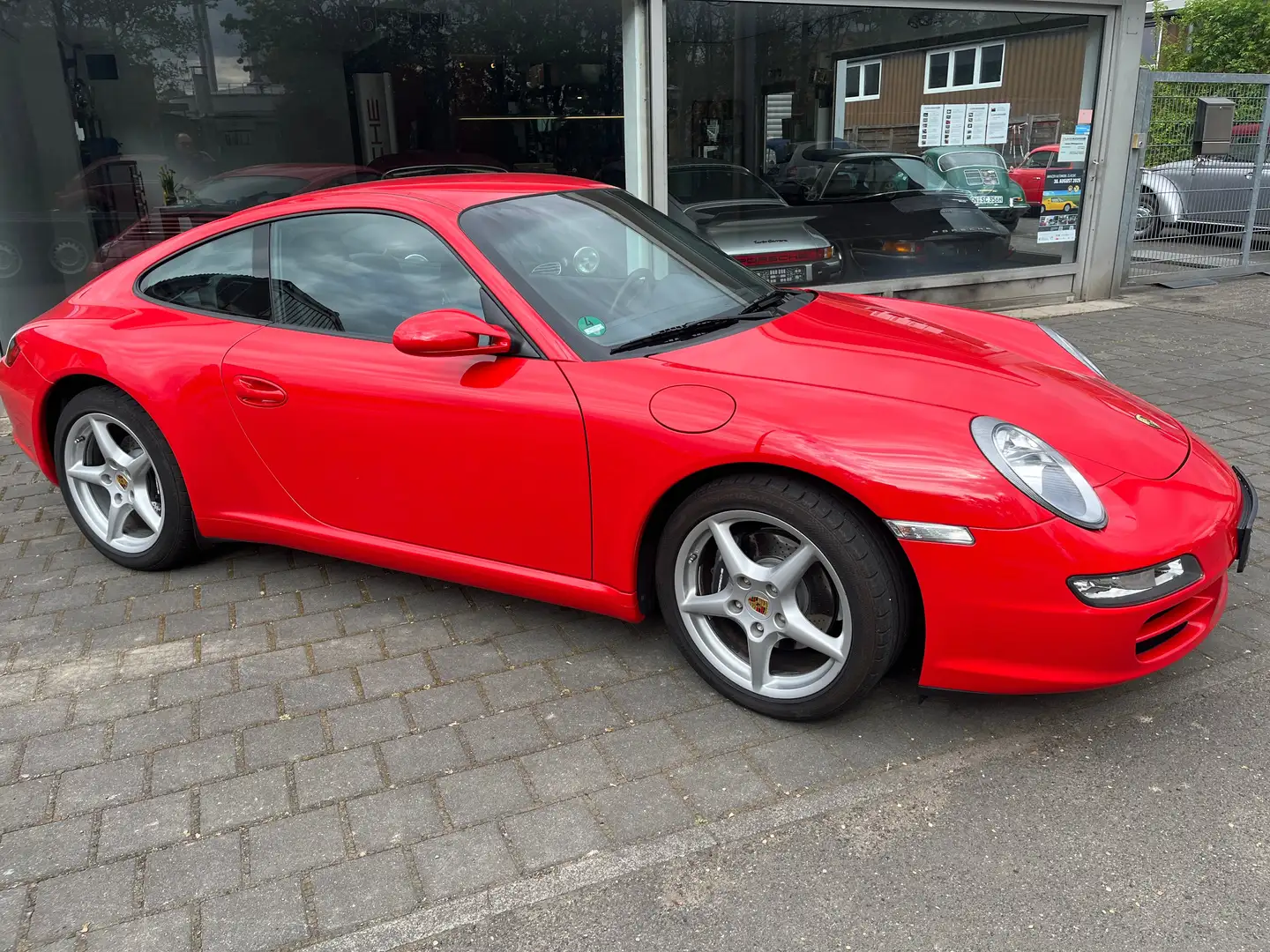 Porsche 997 Carrera 25634 km 6-Gang deutsch Scheckh., Rot - 1
