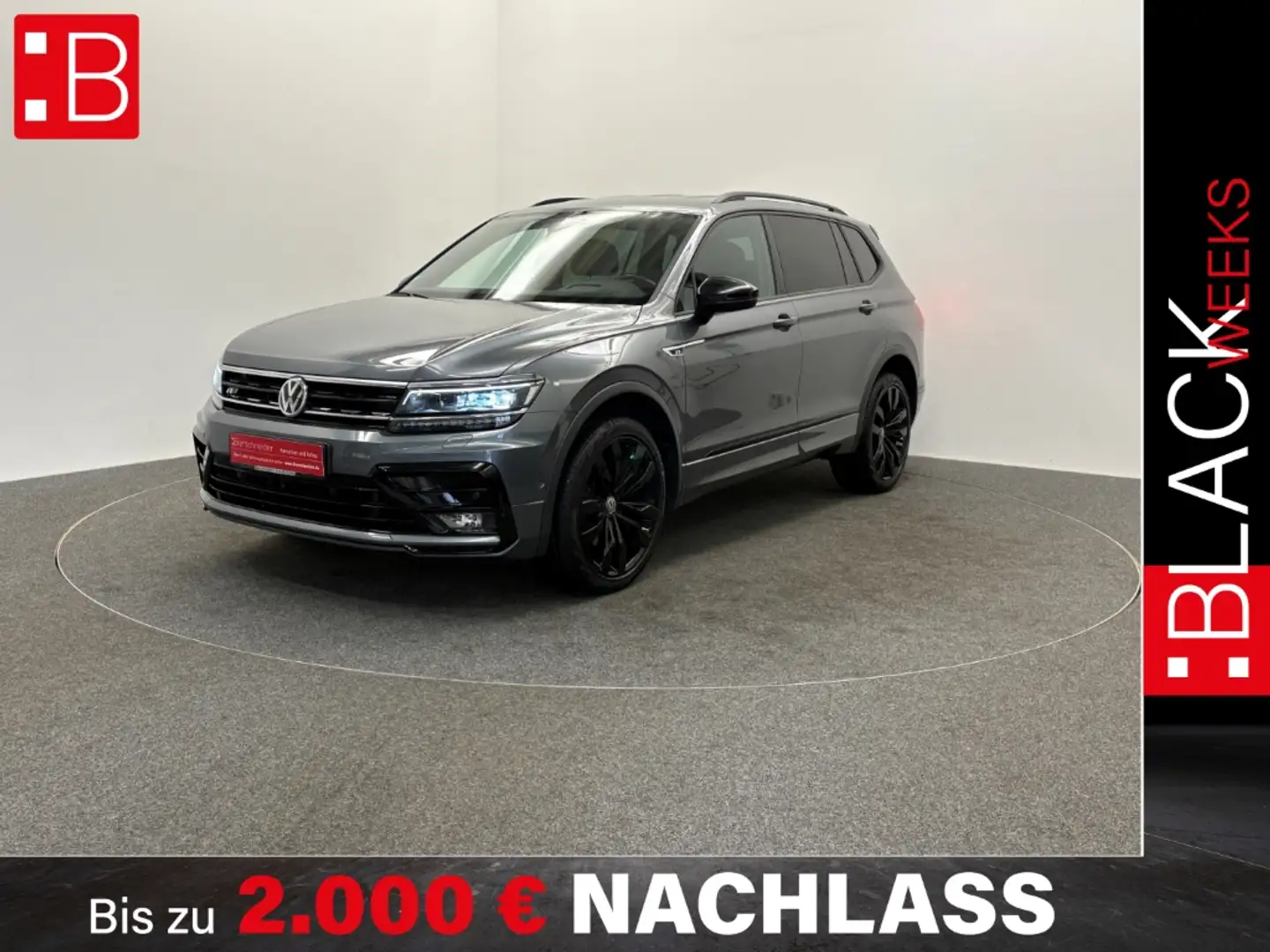 Volkswagen Tiguan Allspace 2.0 TDI DSG 4Mo 2x R-Line Black DIGITAL COCKPIT PR Grau - 1