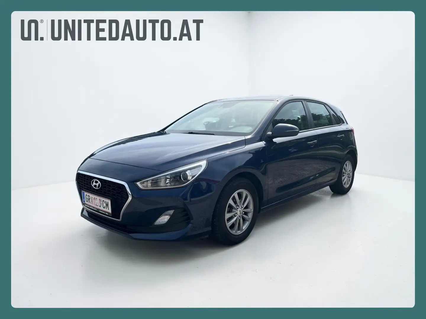 Hyundai i30 *service gepflegt*8-fach*AHK*Klima*Temp*Freisprech Blau - 1