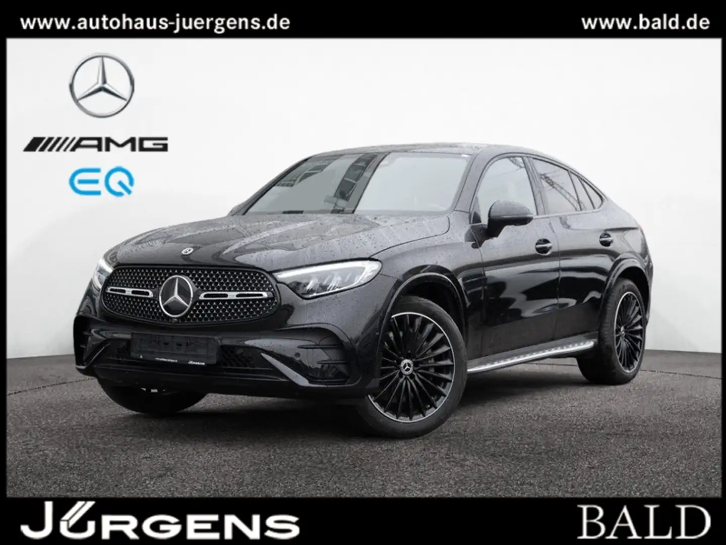 Mercedes-Benz GLC 300 d 4M Coupé AMG-Sport/Pano/Burm/Night/AHK Schwarz - 1
