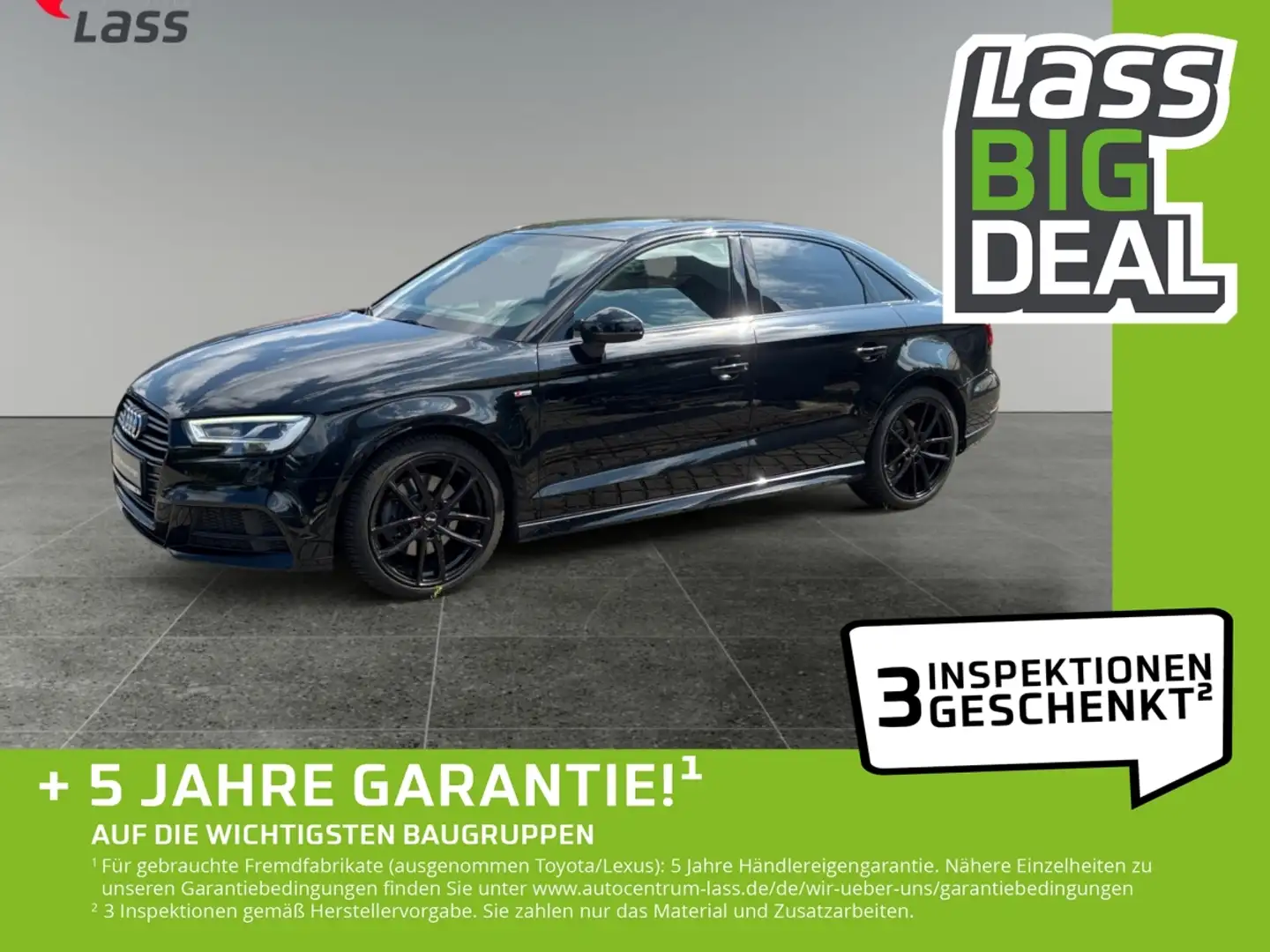 Audi A3 40 TFSI quattro S-Line LED Klimaaut Apple B&O Czarny - 1