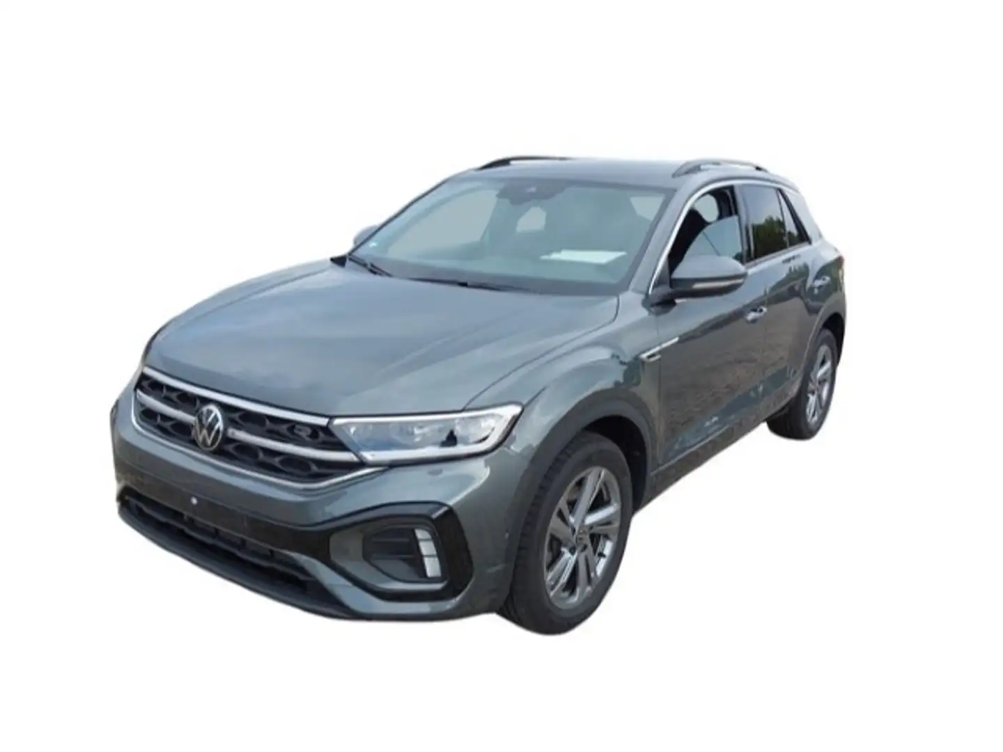 Volkswagen T-Roc 2.0 TDI DSG R-LINE IQ.LIGHT ST.HEIZ AHK KA Grau - 2