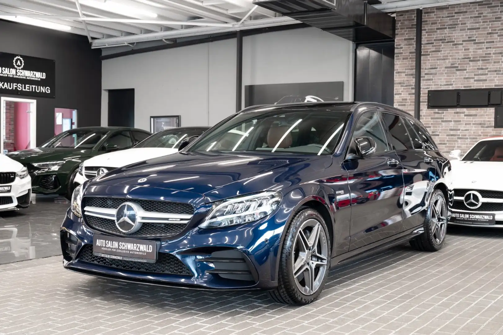 Mercedes-Benz C 43 AMG C43T AMG 4Matic|PANO|NIGHT-PAKET|BURMESTER|NAVI Bleu - 2