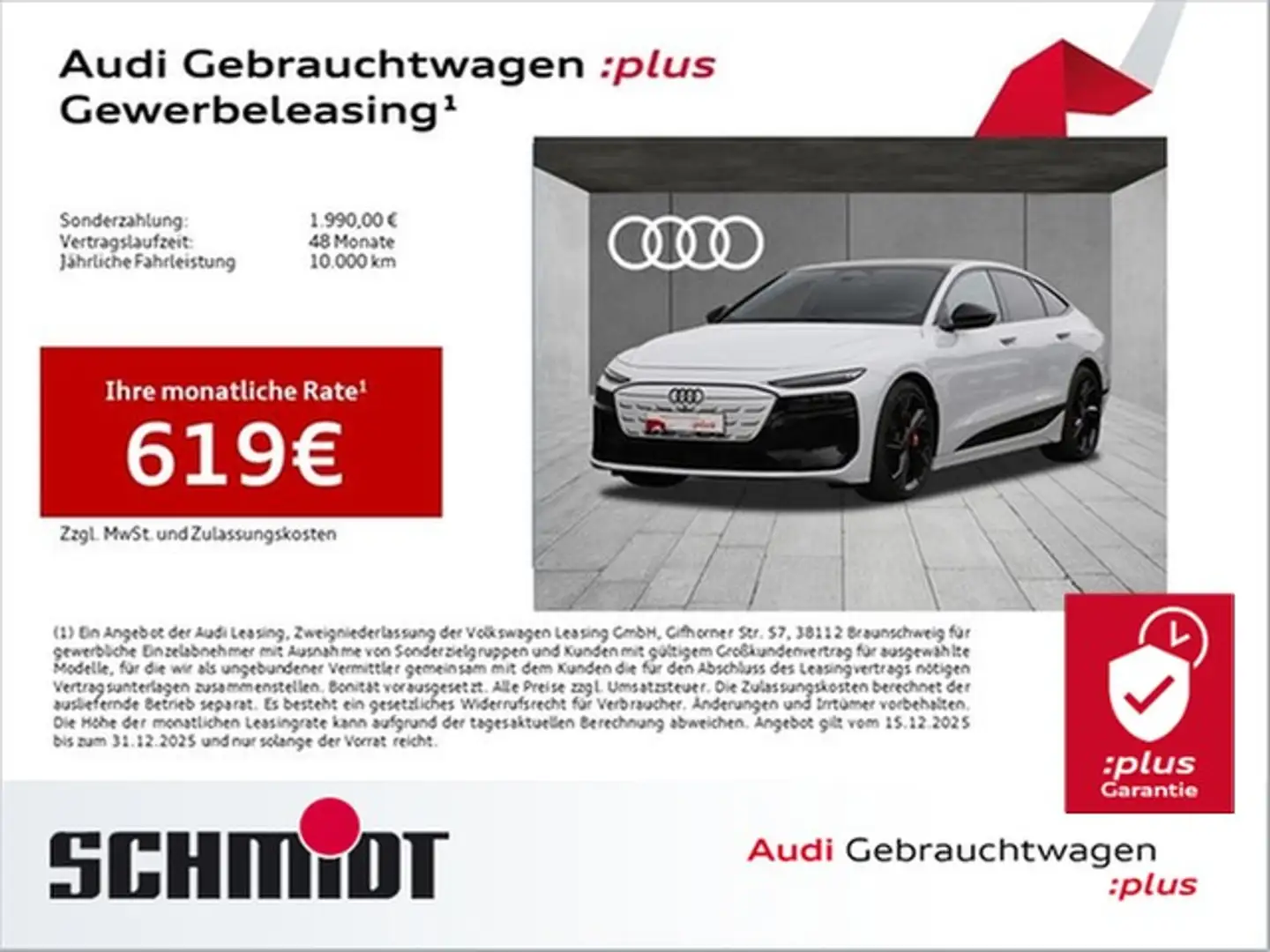 Audi S6 e-tron Sportback LM21 Pano AHK B&O Matrix LED HuD Spor... Weiß - 1