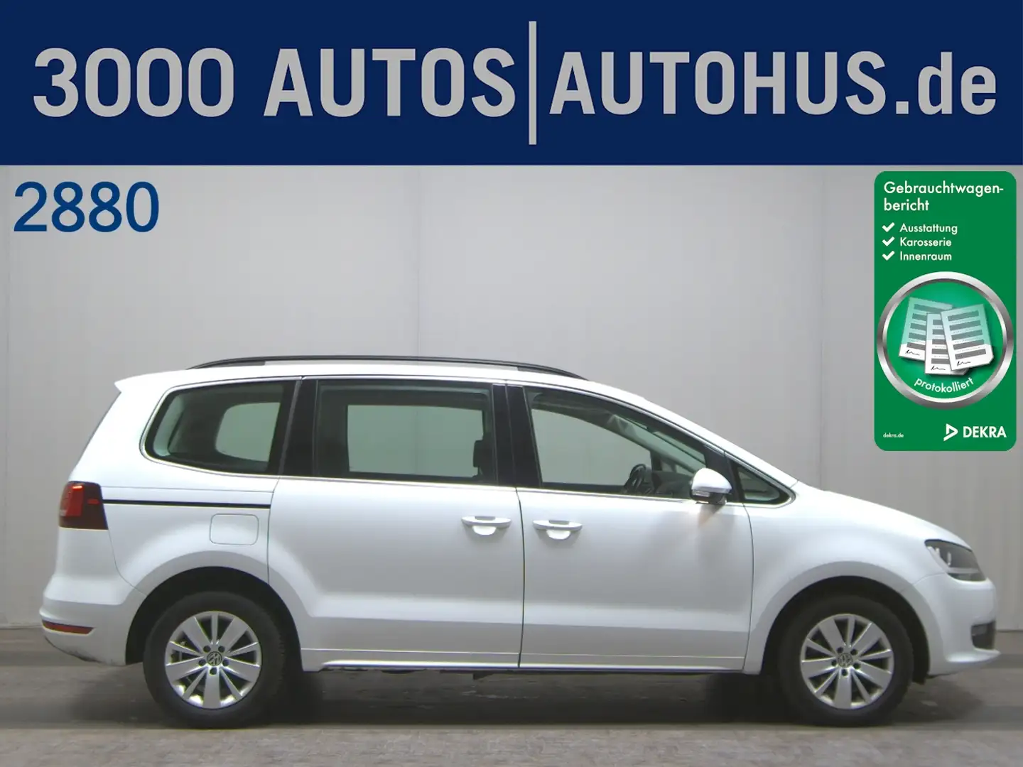Volkswagen Sharan 1.4 TSI Comf. 7-Sitze Navi PDC Shz AHK Weiß - 1