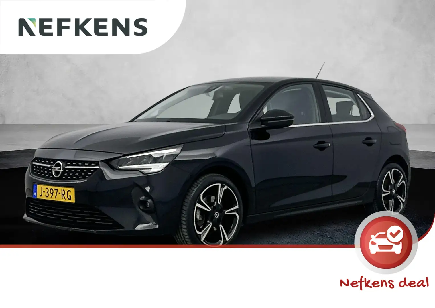 Opel Corsa 1.2 100 pk Elegance | 1ste eigenaar | 17"LMV | LEE Noir - 1