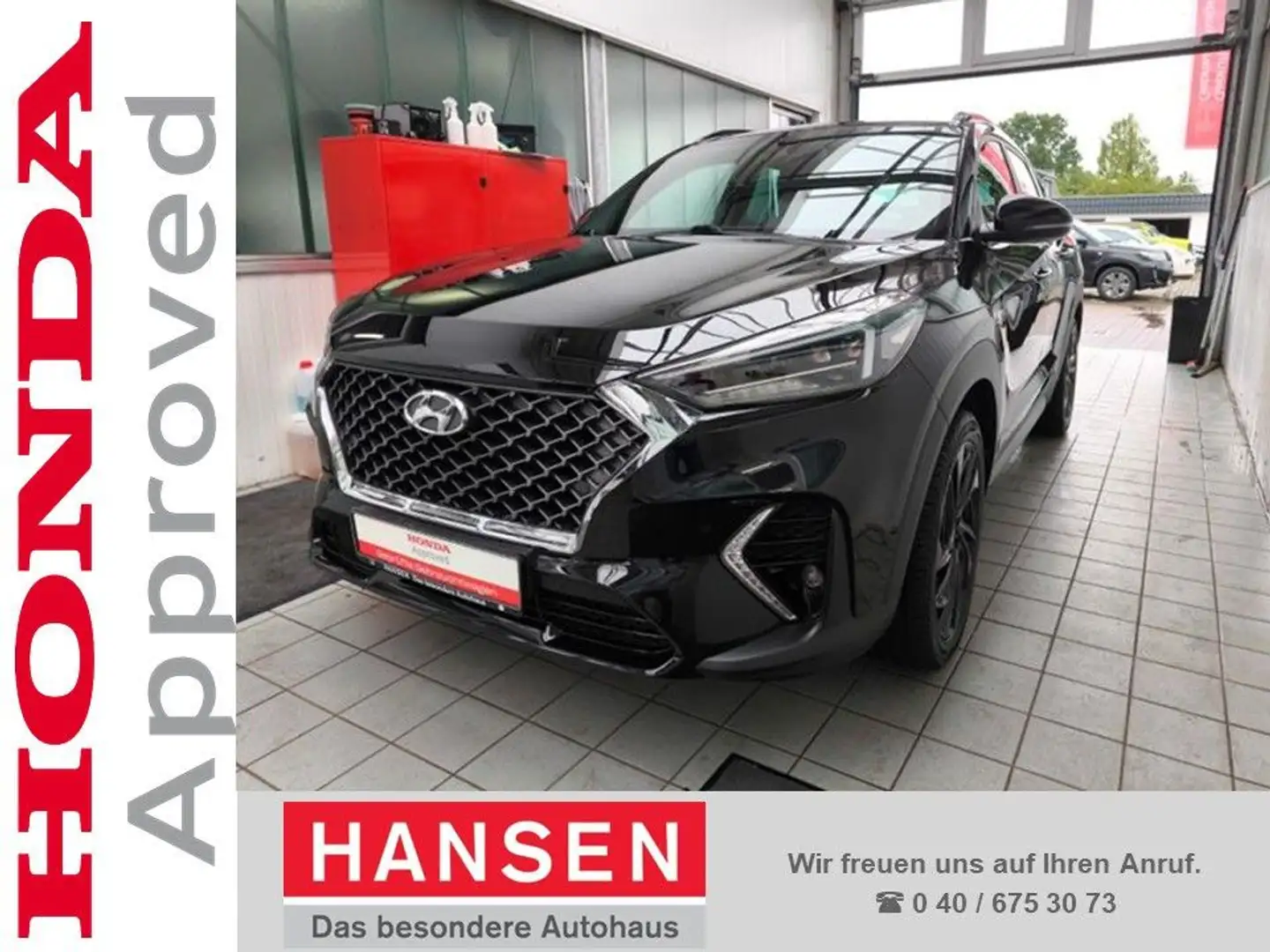 Hyundai TUCSON 1.6 N Line 4WD Schwarz - 1