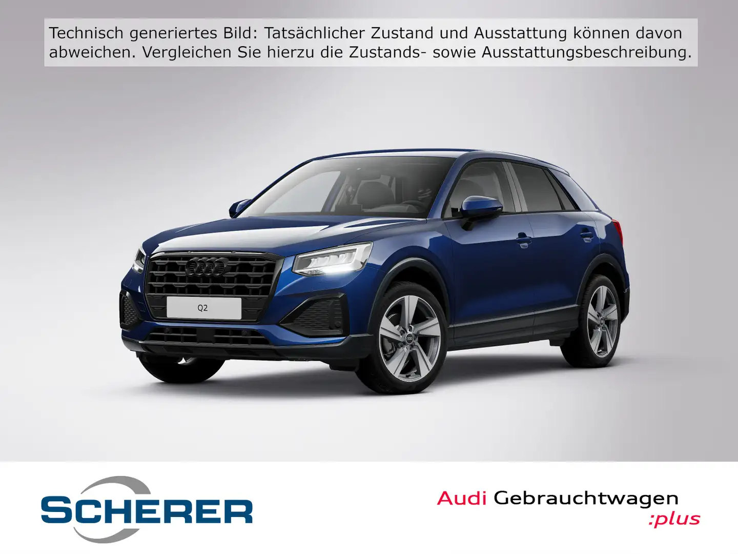 Audi Q2 35 TFSI S tro. NAVI PLUS SITZHZG LED CAM Blau - 1