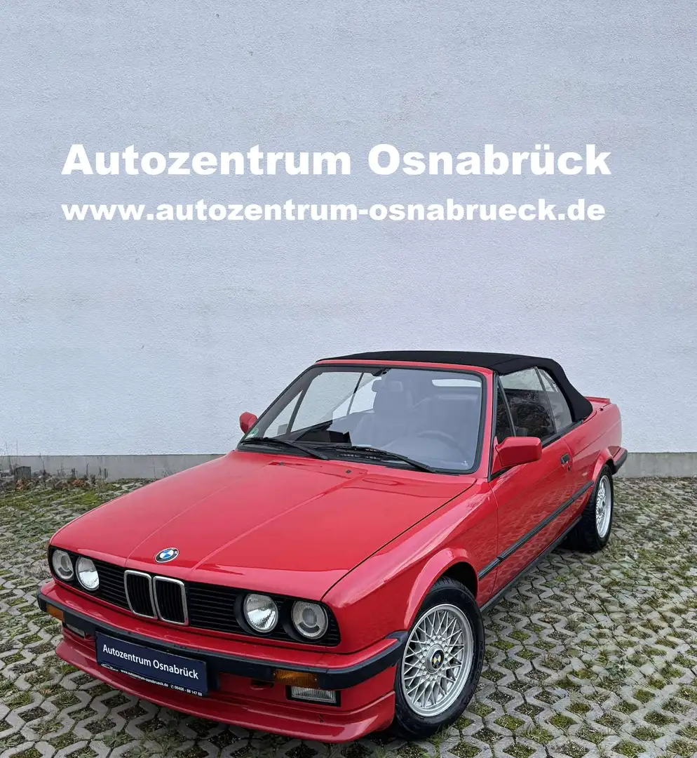 BMW 320 320i Cabrio Topzustand 6 Zylinder Rot - 1