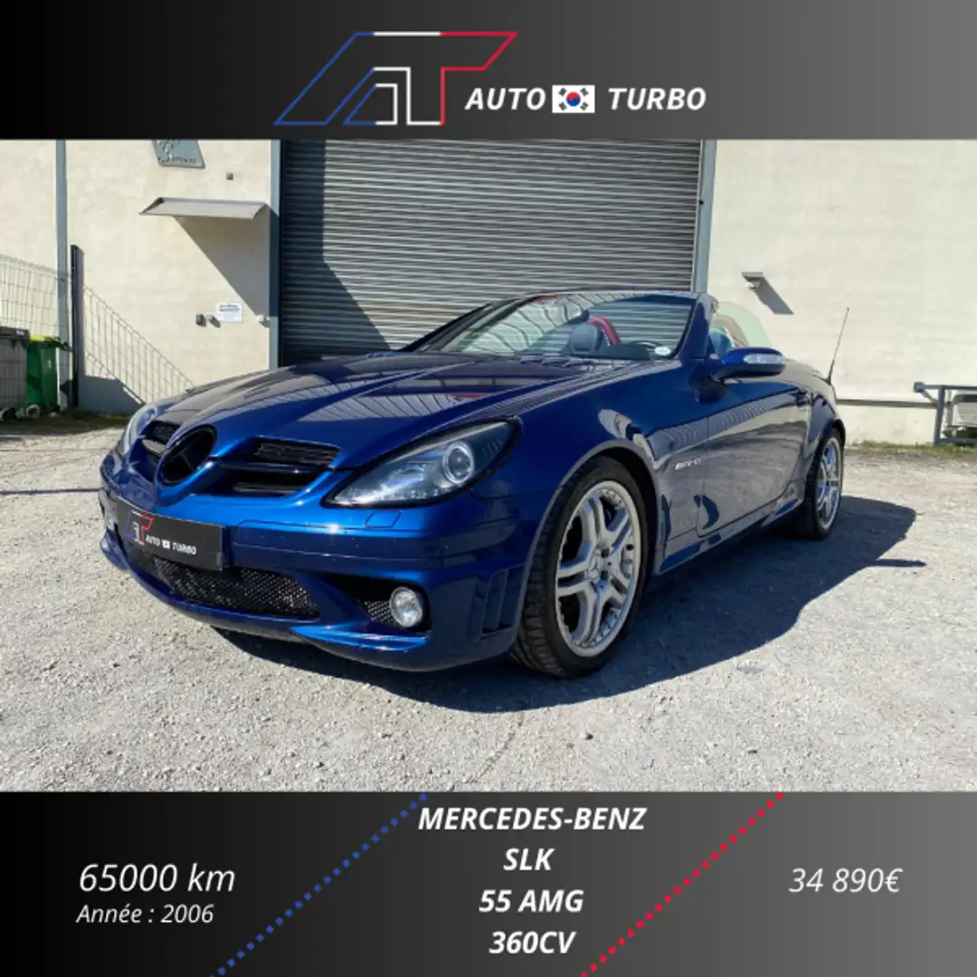 Mercedes-Benz SLK 55 AMG 55 AMG 7GTRO Blau - 1