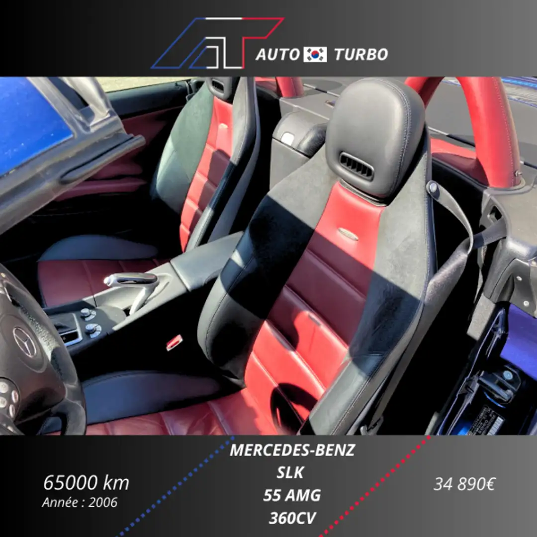 Mercedes-Benz SLK 55 AMG 55 AMG 7GTRO Blau - 2