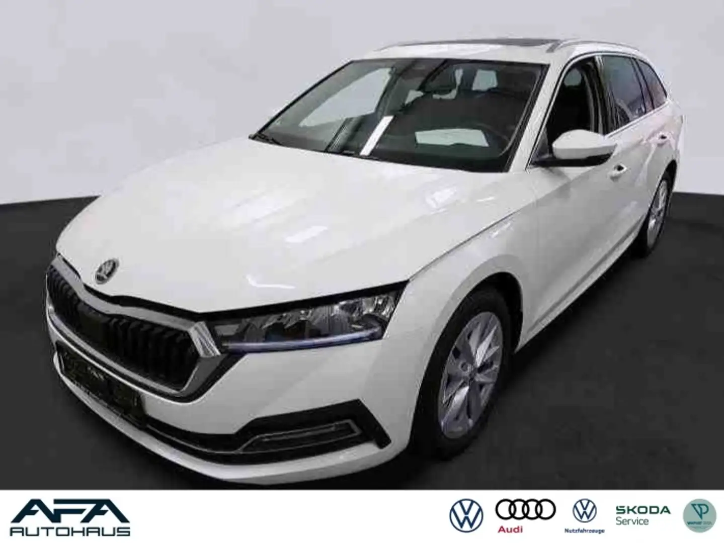 Skoda Octavia Combi 2.0 TDI SYTLE DSG Pano*AHK*NAV*ACC Weiß - 1