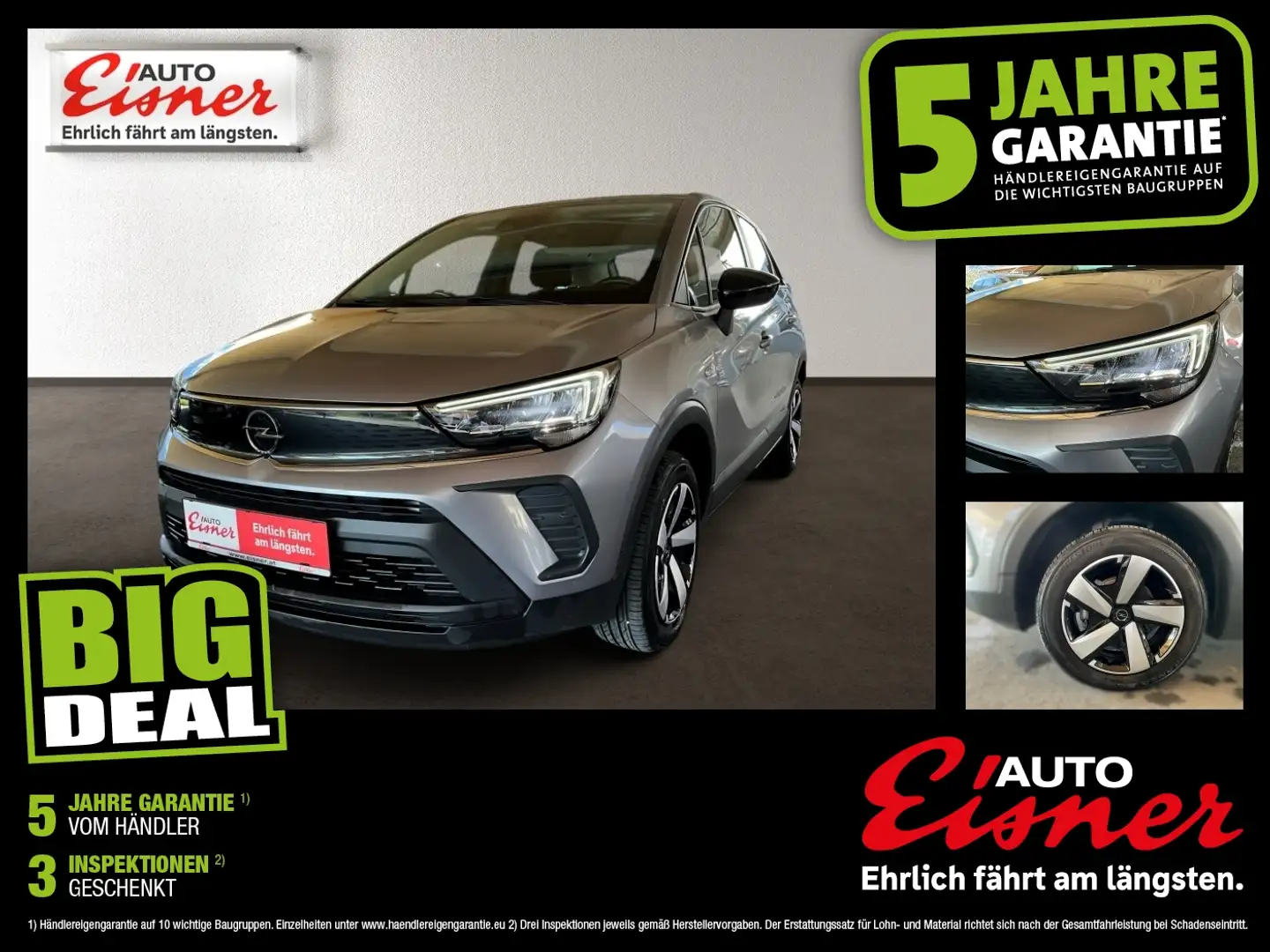 Opel Crossland EDITION Top Zustand! Grau - 1