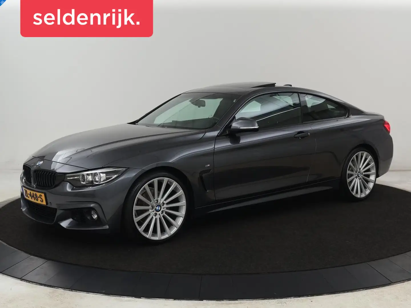 BMW 418 4-serie Coupé 418i M Sport | Schuifdak | Leder | S Gris - 1