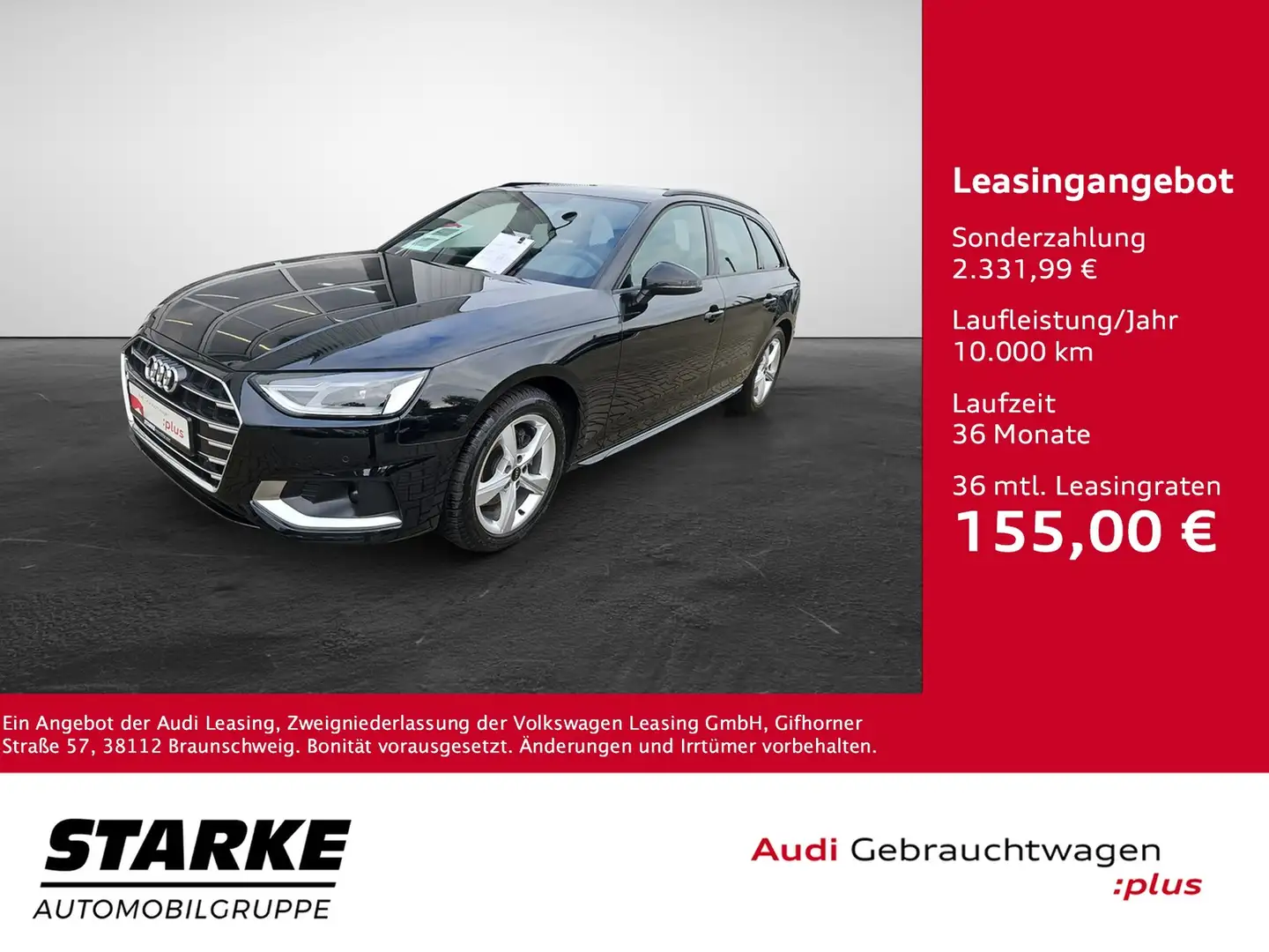 Audi A4 Avant 35 TFSI S tronic advanced NaviPlus SHZ Vi... Black - 1