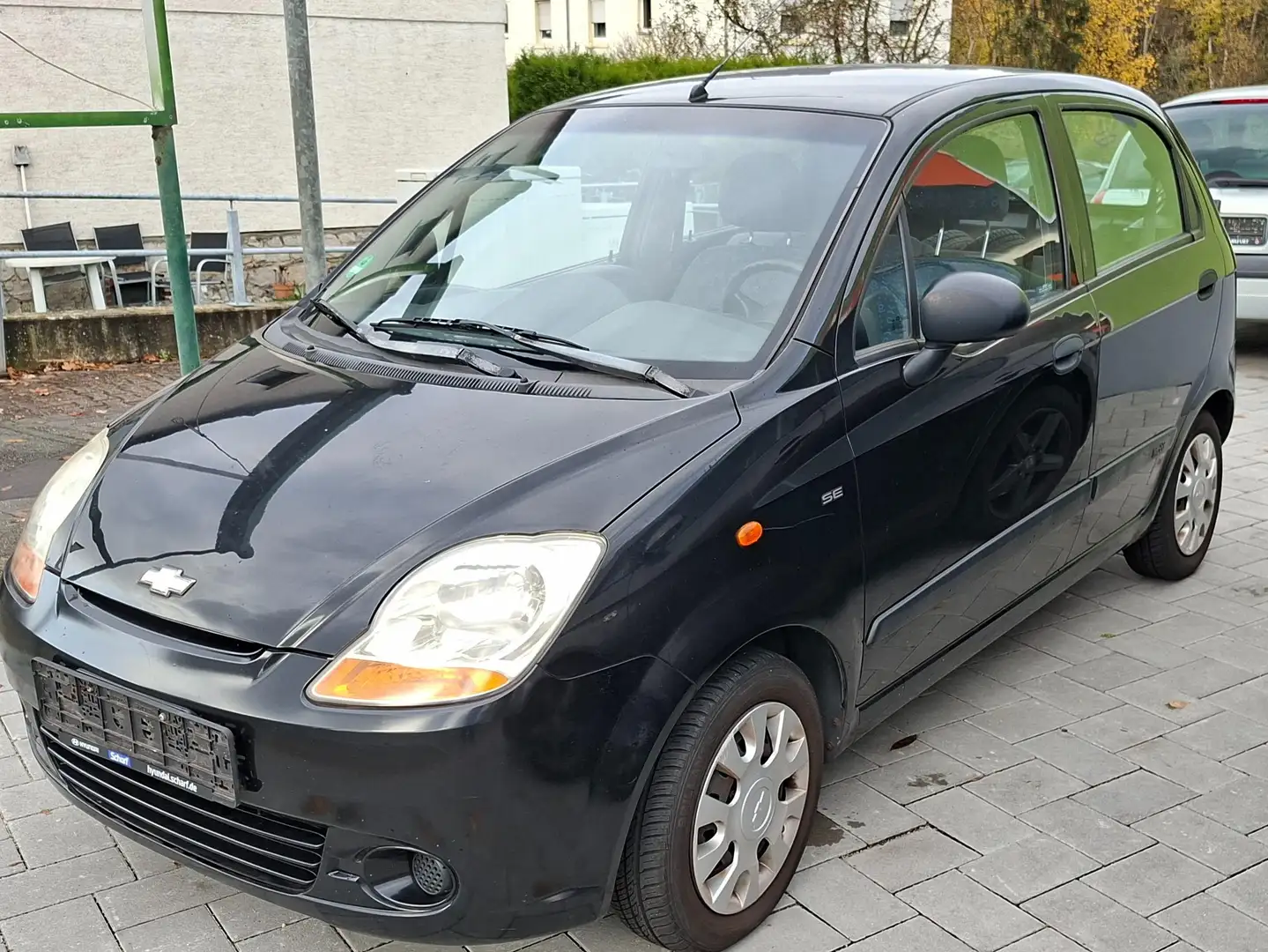 Chevrolet Matiz S Klima 1. Hand nur 51.000 KM Schwarz - 1