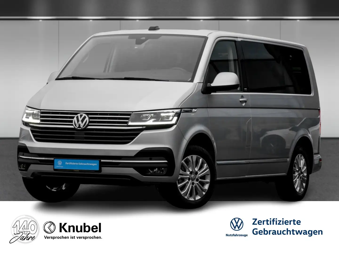 Volkswagen T6 Multivan 6.1 Gen. SIX 2.0 TDI DSG AHK LED NAVI ACC Silber - 1