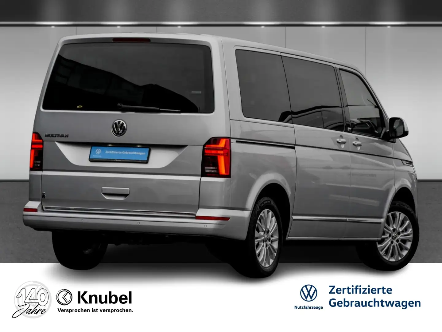 Volkswagen T6 Multivan 6.1 Gen. SIX 2.0 TDI DSG AHK LED NAVI ACC Silber - 2