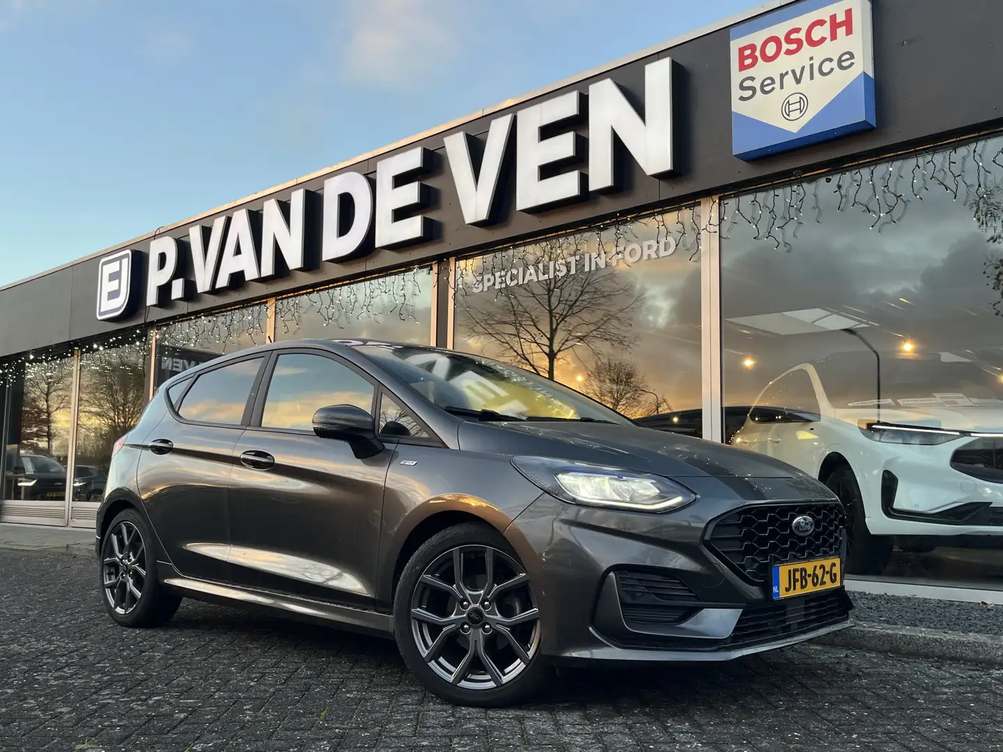 Ford Fiesta 1.0 EcoBoost Hybrid ST-Line 125pk/92kW Automaat 7- Gris - 1